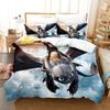 Anime T-Toothless Boy Duvet Cover Set, Polyester Bedding Set For Home 2-Piece Set 1 Quilt Cover with Pillowcase for Boy Gifts