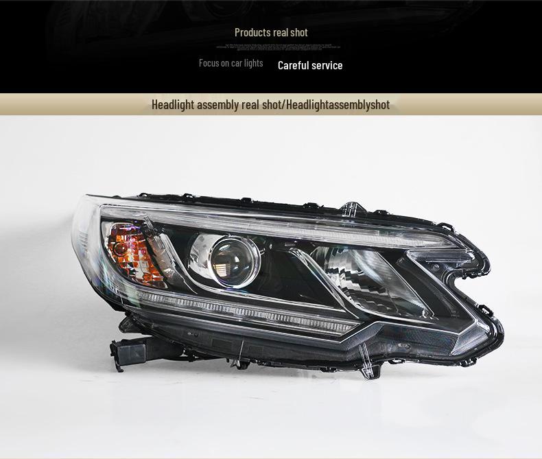 Laser Headlight Assembly: Upgraded Bi-Beam Bi-Lens DRL for 15-17 CRV