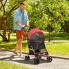 3 In 1 Detachable Pet Stroller, for Extra Small and Small Dogs - Red