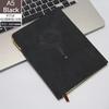 A5 Retro Leather Office Notepad with Pen Printing Travel Diary Business Men Notebook Students School Supplies Korean Stationery