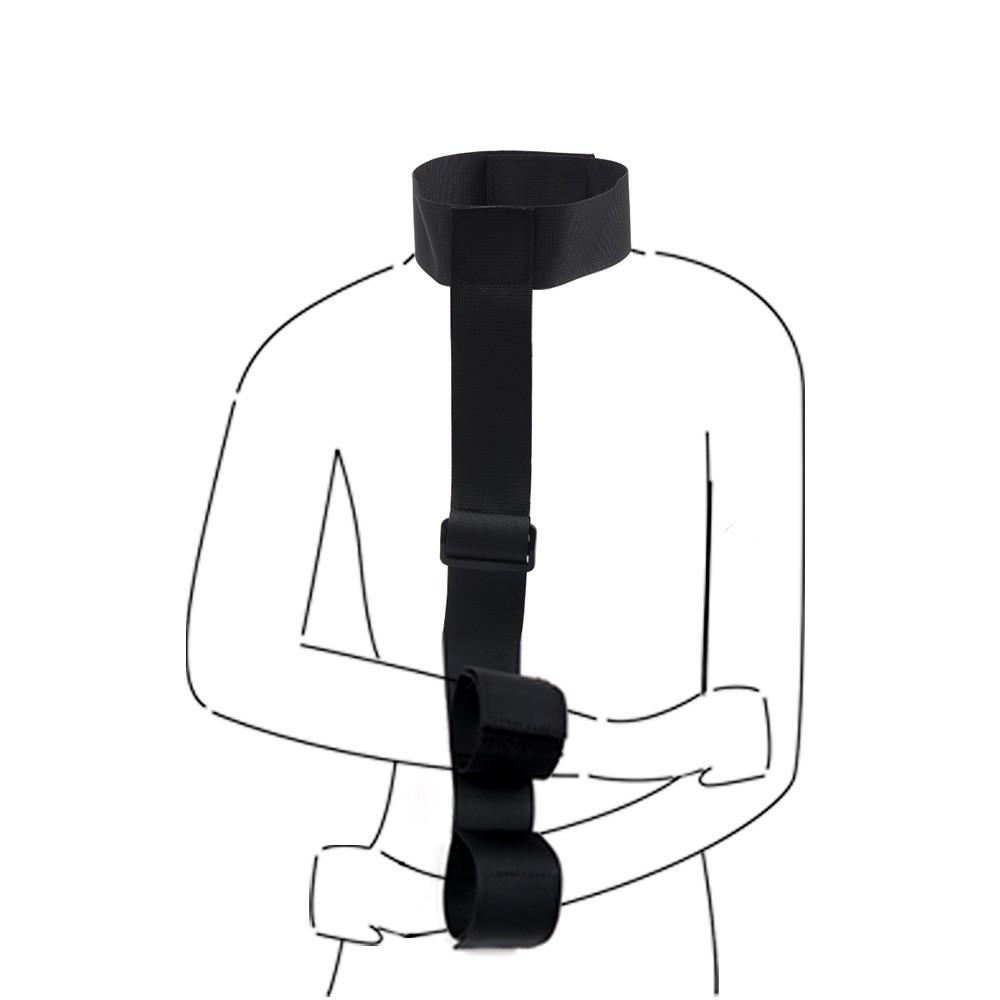 Adult SM Alternative Back-tie Restraint Cross Handcuffs for Hands and Feet