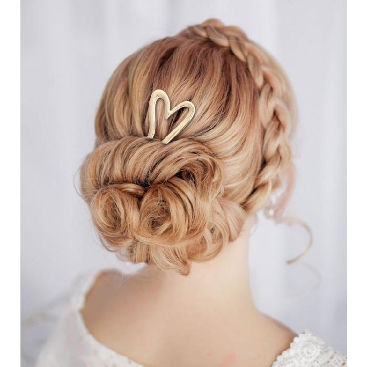 Glatte YOU Pin Haarteil für unordentliche Dutt-Mischung Clip Elegante Haarnadel für Damen und Mädchen