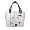 [Kusuguru Japan] Clear Mesh Tote Bag, Small, Cat Design, BR