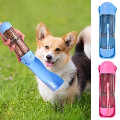 Dog Water Bottle Dog Water Bottles For Walking Foldable Spill Proof Dishes With Food Container For Camping Hiking Beach Road