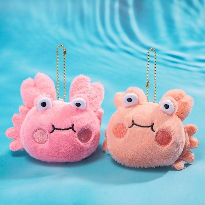 Crayfish Octopus Oysters Marine Creatures Stuffed Toy Keychain Decor Backpack