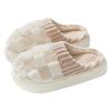 Cotton slippers women's winter new home indoor thick bottom warm home non-slip wool slippers women