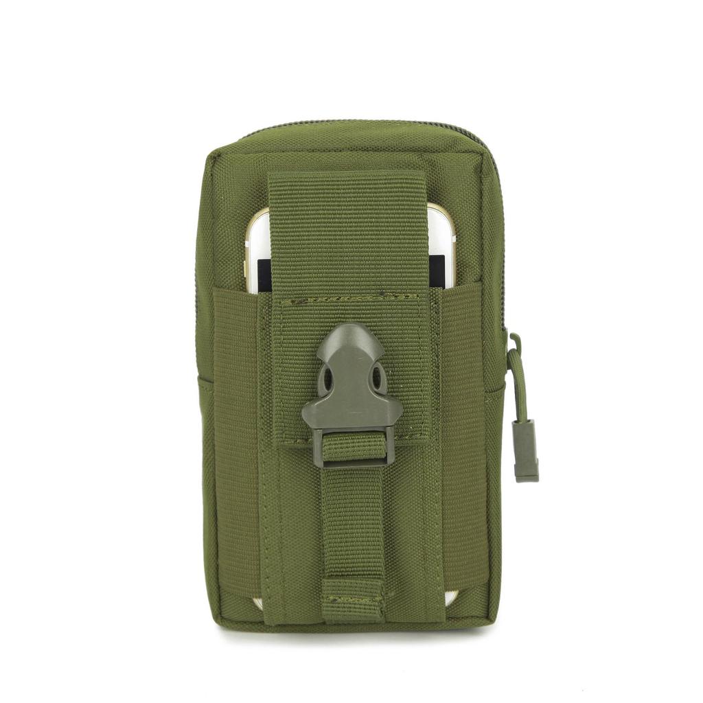 Sonderangebot: Taktische 7-Zoll-Sport-Hüfttasche für den Außenbereich mit Münzfach, Gürtelschlaufe, Molle-Befestigung und Umhängegurt.