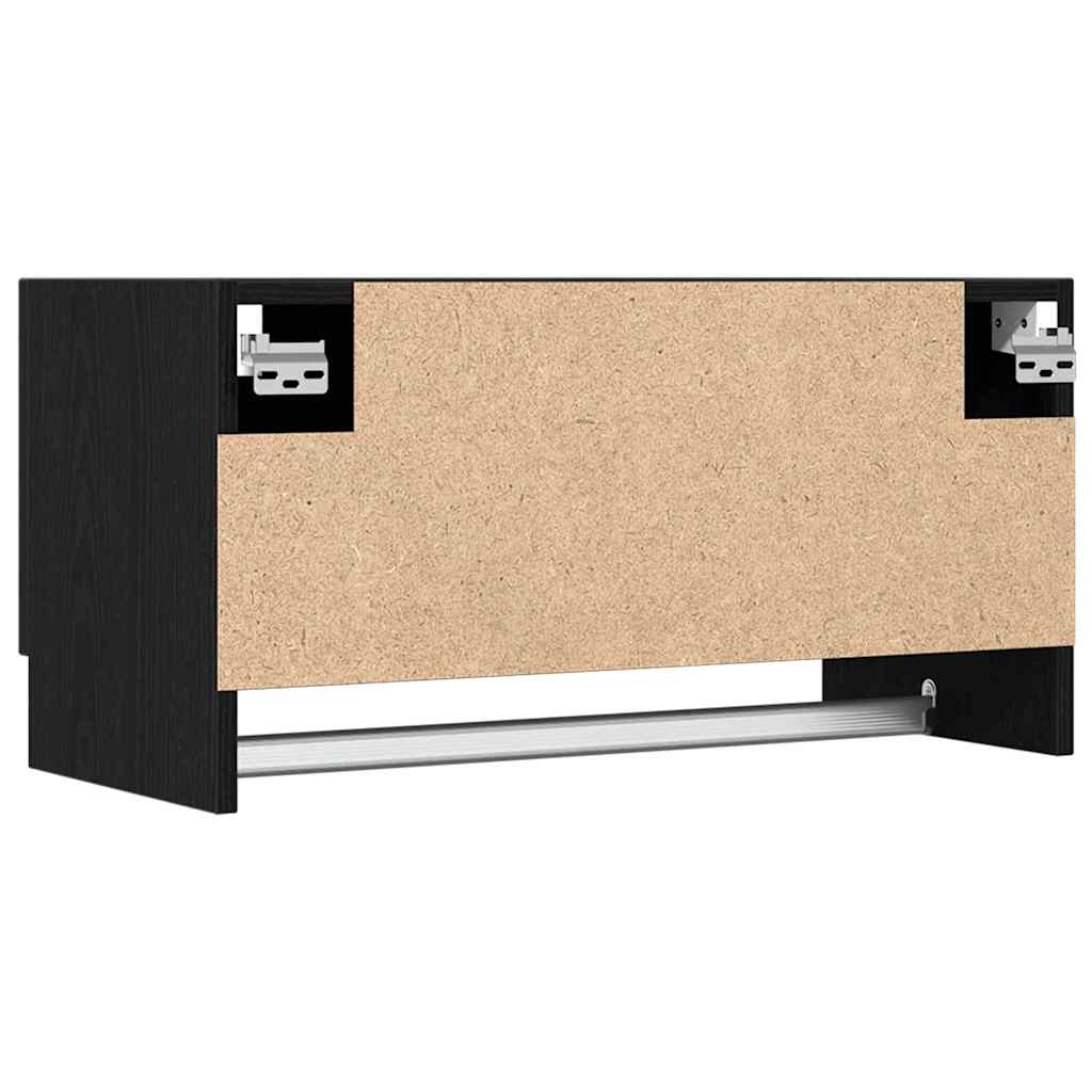 Wardrobe Black Oak Look 70 x 32.5 x 35 cm