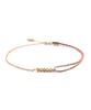 Saai Sunshine Peridot Fadenarmband (Roségold)