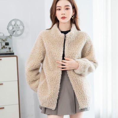 Winter Velvet Thickened Women's Fleece Jacket: Trendy Double-Sided Stand Collar Zipper Hoodie Cardigan
