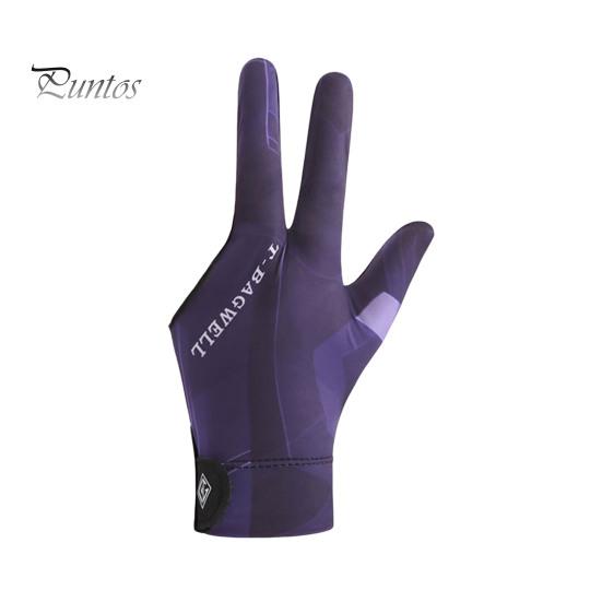 

Перчатки для бильярда, противоскользящие, три пальца, левая и правая рука, перчатка для бильярда, эластичная, дышащая, тренировочные принадлежности для пула, снукера, настольного тенниса Left Hand фиолетовый/чёрный