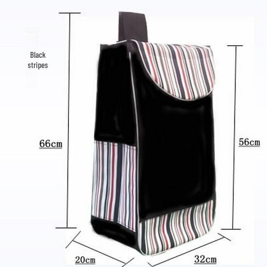 Waterproof Oxford Cloth Shopping Cart Bag – Thickened, Portable, and Durable Handcart Bag
