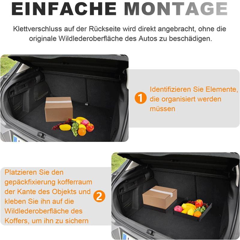Car Trunk Cargo Divider Metal Luggage Fixation Trunk Organizer Non-Slip Cargo Containment System Stopper Blocks For Suv Auto