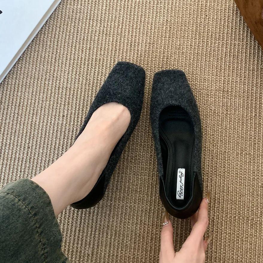 Fashion Bailamos New Brand Women Flat Shoes Fashion Shallow Slip On Ladies Casual Ballerinas Shoes Soft Flat Outdoor Dress  Shoes