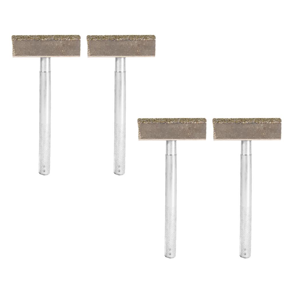 4PCS Schleifen Rad Abrichtwerkzeug T Form Handhled Diamant Rad Schleifen Abrichter