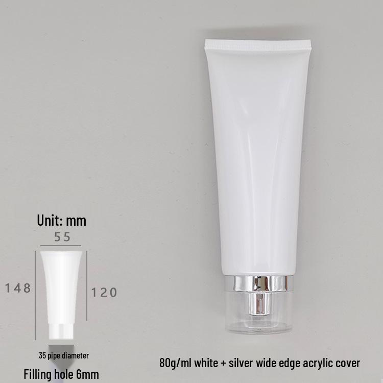 80g 80ml Čistiaci prípravok na tvár, Opaľovací krém a Krém na ruky v bielom balení