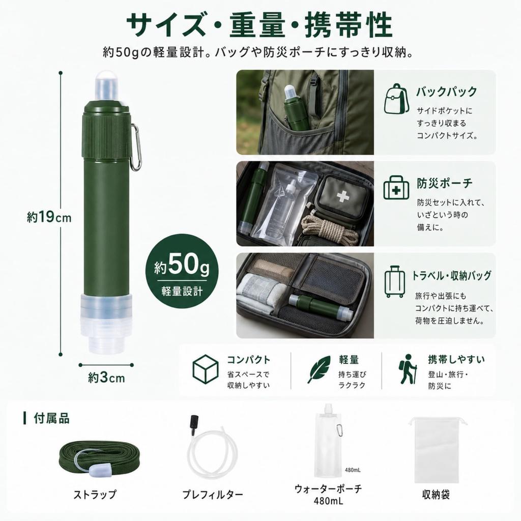 Portable Water Water Purifying Outdoor Water Disaster Prevention Water Emergency Water Water Disaster Preparedness Emergency UF Hollow Fiber Activated