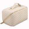 Large Capacity Cosmetic Bags Pu Leather Ladies Storage Bag Travel Makeup Case  Toiletry Bag