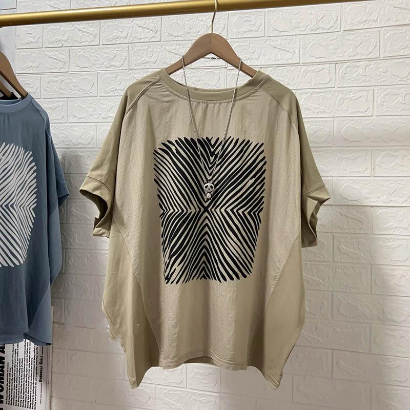 

Футболка для женщин, летняя футболка большого размера, мягкая, свободная, с принтом, повседневная, удобная, пуловер, футболка, топ XXXXL дубильная кора