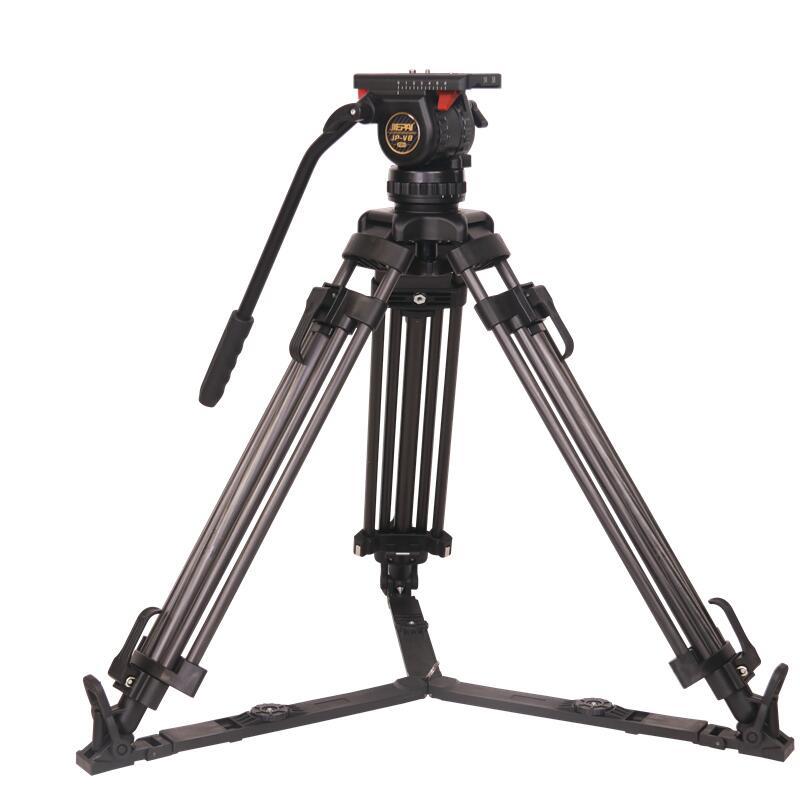 8J JP-V8L PRO Broadcast Hydraulic Pan Tilt Head Magnetic Tripod Set, Aluminum Alloy
