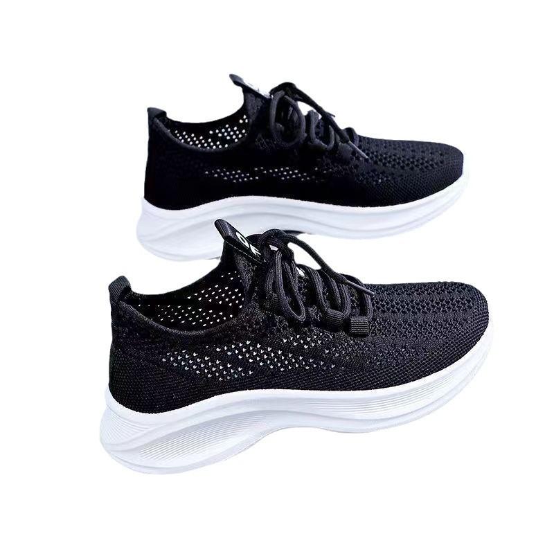 New summer hollowed-out casual sports shoes, lightweight soft-soled running shoes, casual single shoes