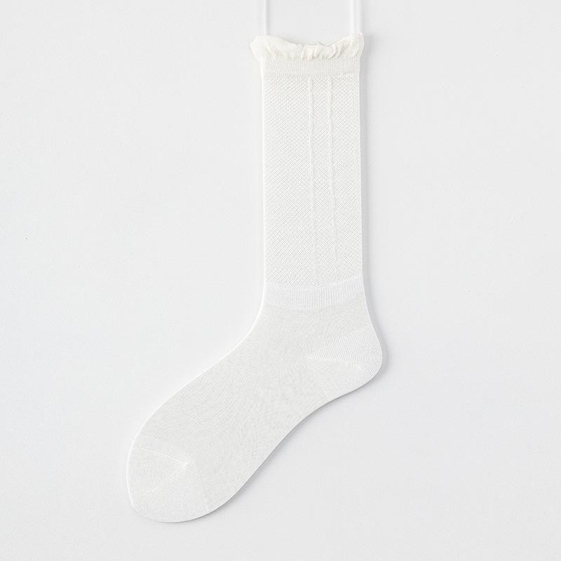 Silk Stockings for Children in Summer Light Style. Long Tube Socks. Odor-resistant, Sweat-absorbent and Breathable.