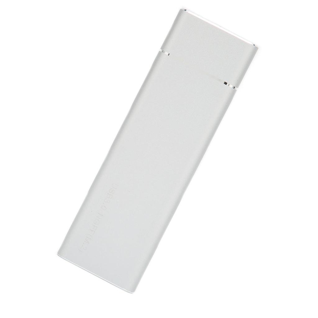 Hard Drive Enclosure M.2 NGFF To USB3.0 High Speed 5Gbps Portable Stable SSD Enclosure for Windows for OS XGrey  (Not