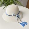 Versatile Hat Style Straw Woven Elegant Chain Womens Hatscaps Sunshade