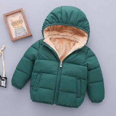 Winter Baby Kinder Fleecejacke für Kinder Cartoon Mäntel Herbst Jungen Warme Kapuzen Daunenjacken Mädchen Plüsch Warme Oberbekleidung