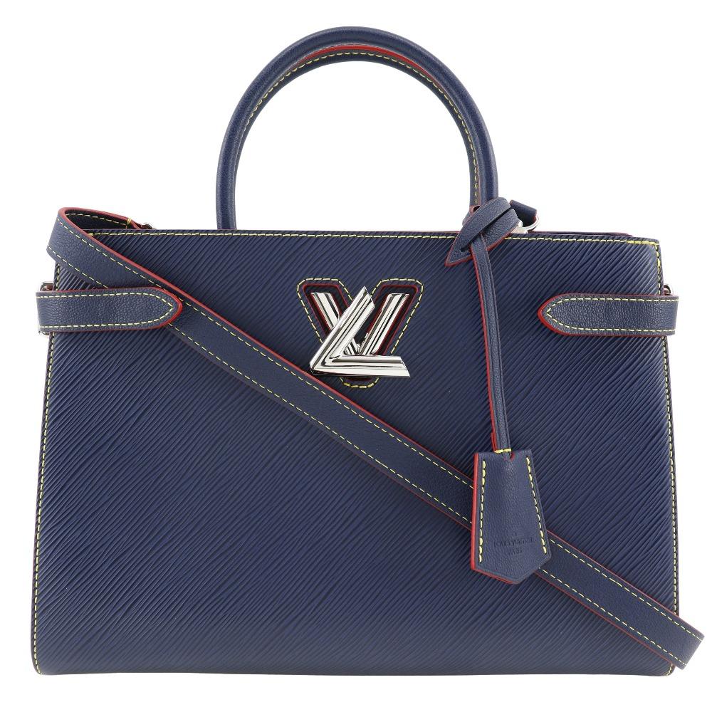 

LOUIS VUITTON Twisted tote Handbag M54980 2WAYShoulder Andigo blue Blue Epi Leather Women Used