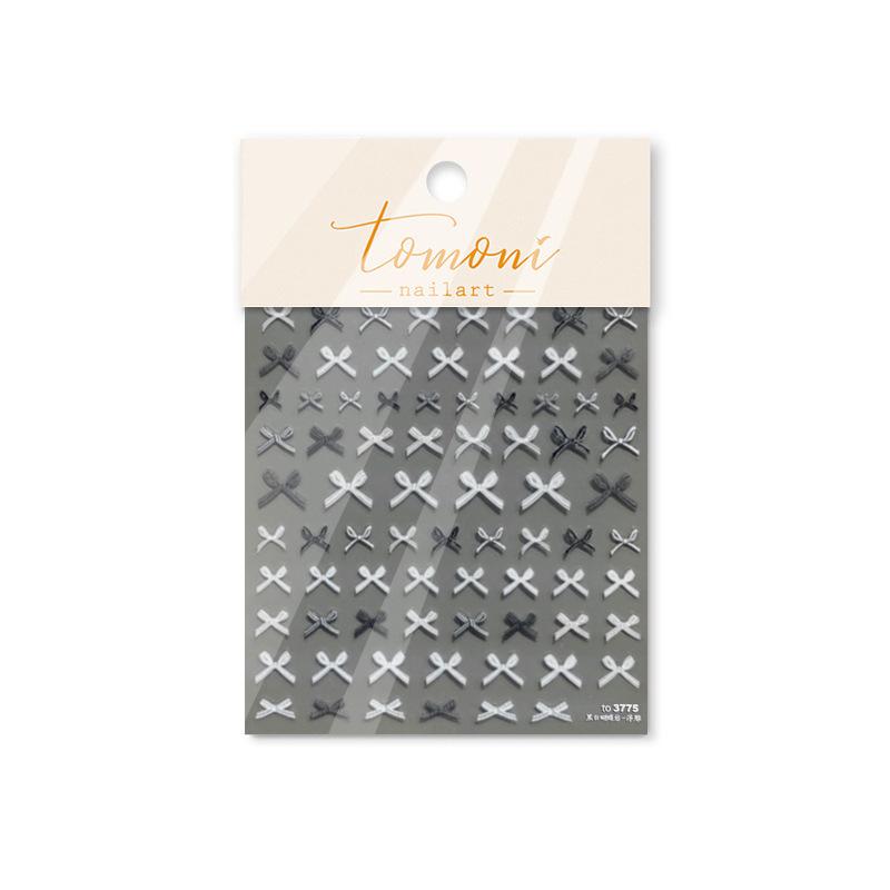 

Наклейки для ногтей трехмерные горячие ретро наклейки для ногтей оптовая продажа с фабрики японский розовый бант 3775 to3775