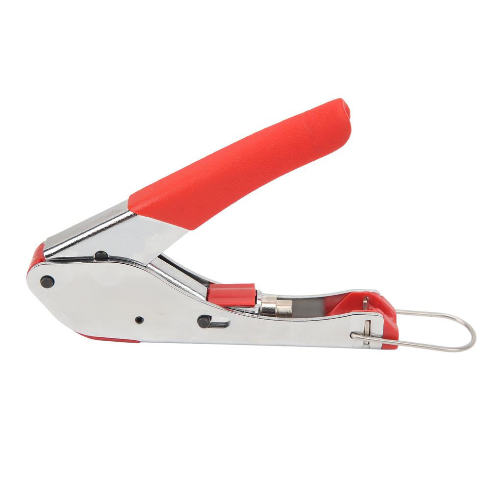 Coax Cable Crimper Tool Kit Coaxial Compression Set with 1 Stripper 10 Set F Type RG6 Connectors