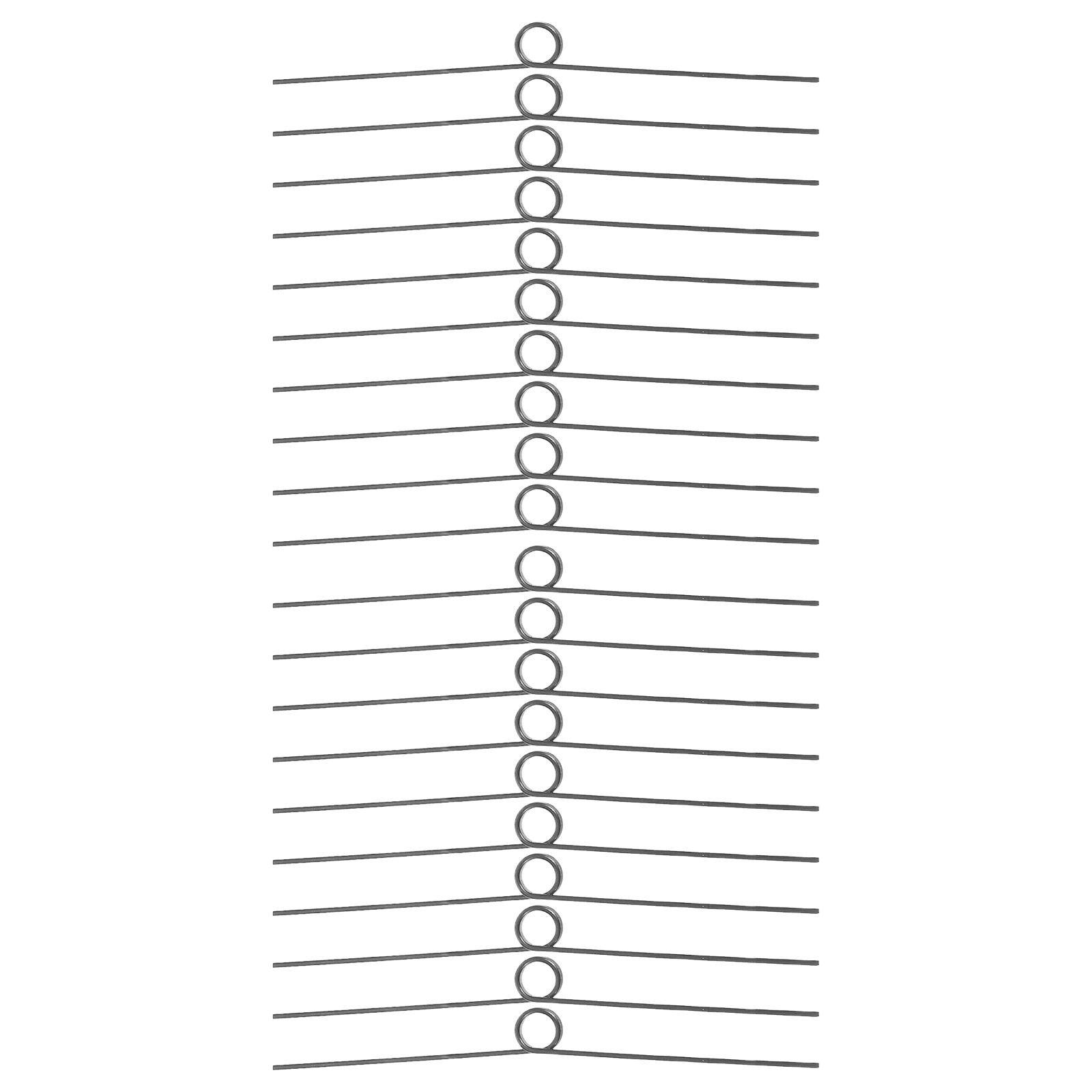 

20Pcs Torsional Spring Metal Adjustable Spring for Garbage Bin Lids Heavy Duty Lid Support Replacement Parts Trash Can Lid other
