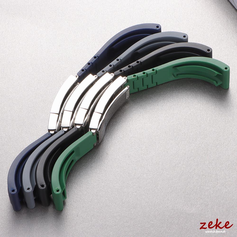 20MM Rubber Watch Band for Rolex DAYTONA Submariner Yacht GMT Explorer Silicone Watch Accessorie Watch Bracelet Strap Chain