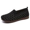 Women's Flats Summer New Fly Weave Breathable Slip On Casual Shoes Lightweight Comfortable Soft Sole Non Slip Vulcanized Shoes