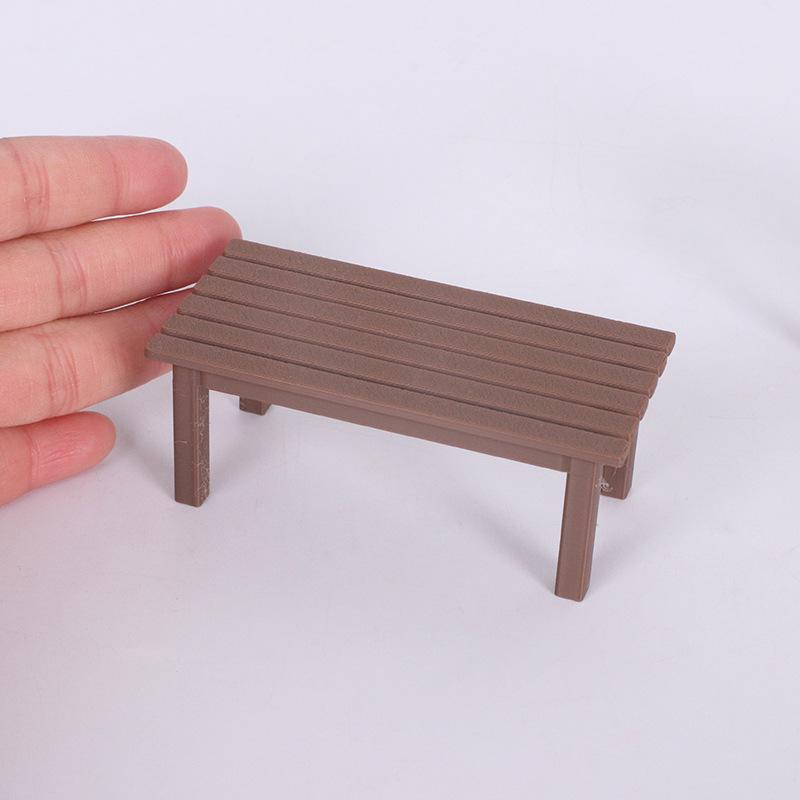 Miniature Dollhouse Rectangular Low Table Scene Model Accessories