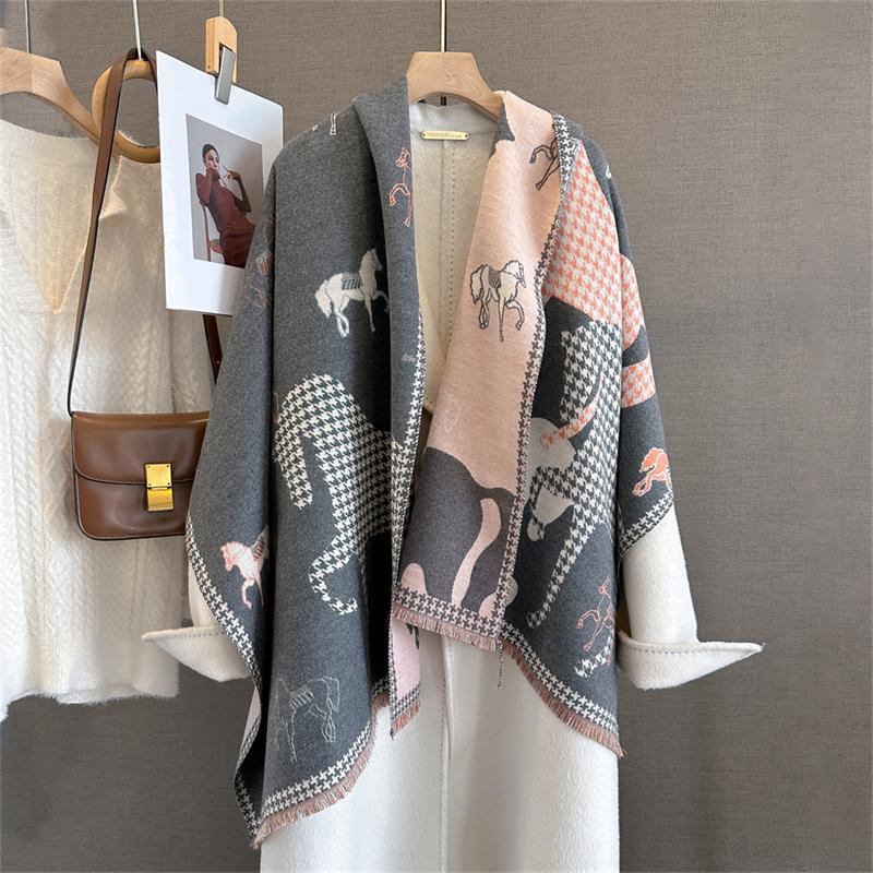 Cashmere Scarf for Women Thick Warm Winter Blanket Brand Female Luxury Quality Shawl Wrap Bufanda Poncho Echarpe Pashmina