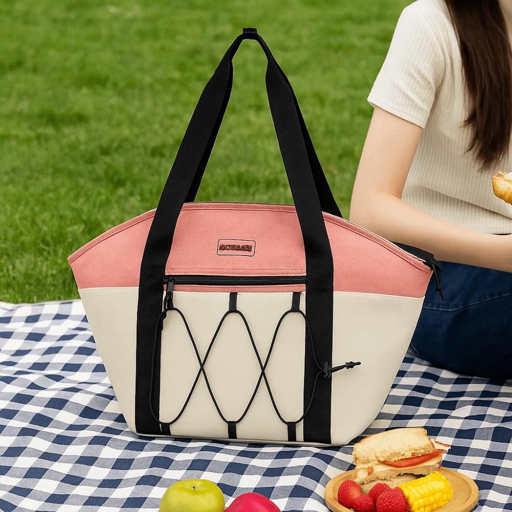 Convenient Insulated Lunch Bag Waterproof Cooler Lunch Handbag Portable Thermal Lunch Box  Office