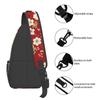 DADABULIU Cherry Blossom Pattern Crossbody Shoulder Bag for Men and Large Perfect for and School Japanese-Style Women, Capacity, Lightweight,