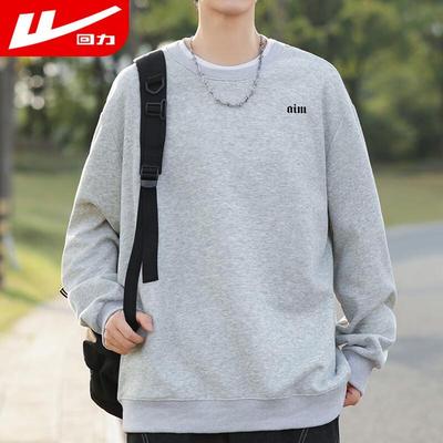 Warrior Back Men's Casual Letter Print Sweatshirt