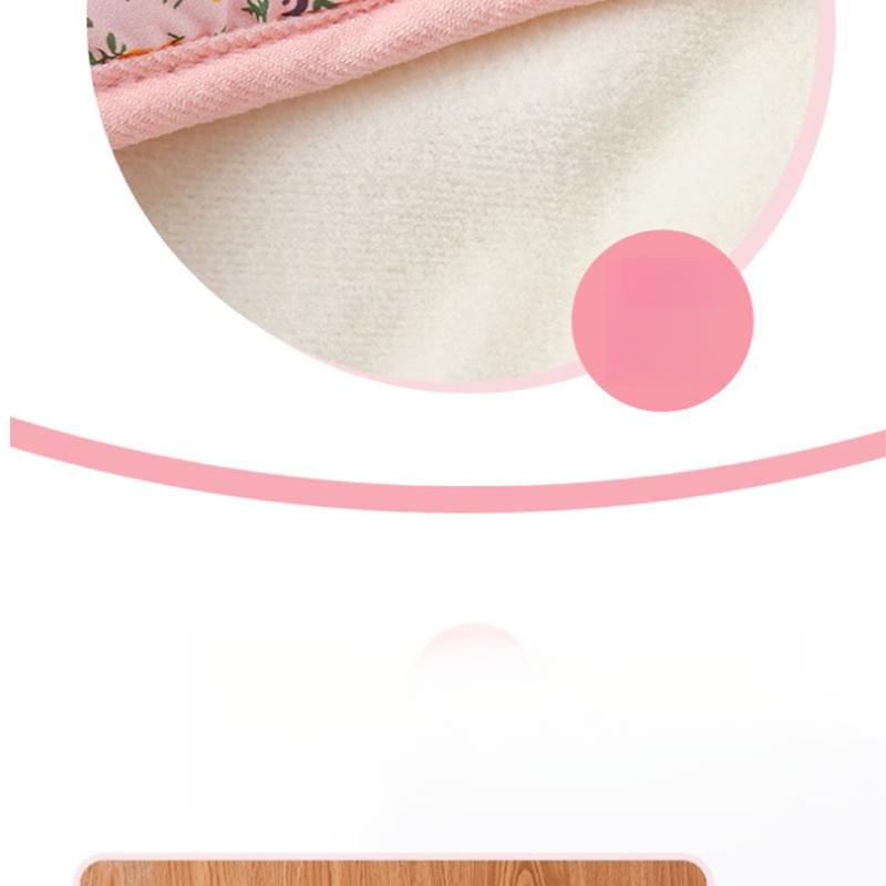 Nowa Dziewczęca Jesienno-Zimowa Polarowa Podszewka Koreański Styl Kwiatowy Bawełniany Pikowany Sztruksowa Stylowa Wewnętrzna Bawełniana Kurtka Dziecięcy Wszechstronny Bawełniany Płaszcz