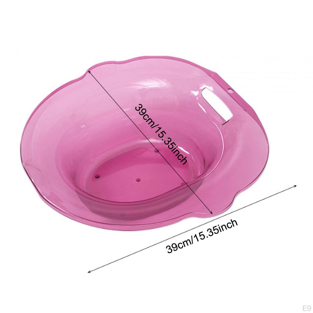 Sitzbadewanne für Toilette / Bidet / Toilettenwanne / Größere Sitzfläche / Aufhängbar Wiederverwendbar Überlaufschutz