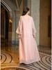 Dubai Sequin Embellished Jalabiya - Eid Muslim Women's Long Robe