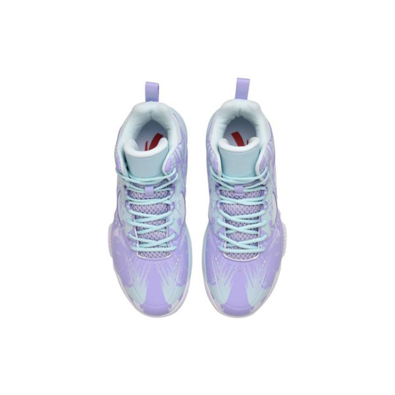 Anta Link Cloud Textile, Synthetic Leather Cushioning Slip Resistant Abrasion Resistant Breathable Coverage High top Sneakers 112141649S-1