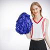 Tanz-Pompoms Schafttyp Flauschig PET Doppelpass Cheerleader Handblume Ball Dekoration für Fußball