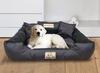 Dog Bed KINGDOG 55x45 Cm Personalized Waterproof Black