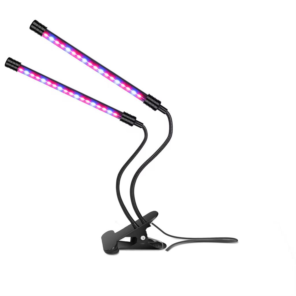 LED USB Pflanzenlampe 5V Vollspektrumlicht Zuhause Blume Sämling Clip Phyto Lampe Dimmbar Zeitschaltuhr 3/9/12 Stunden