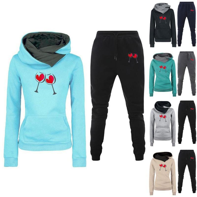 

Внешняя торговля весной, осенью и зимой новый бархатный комплект спортивной одежды с капюшоном женские брюки-свитер S