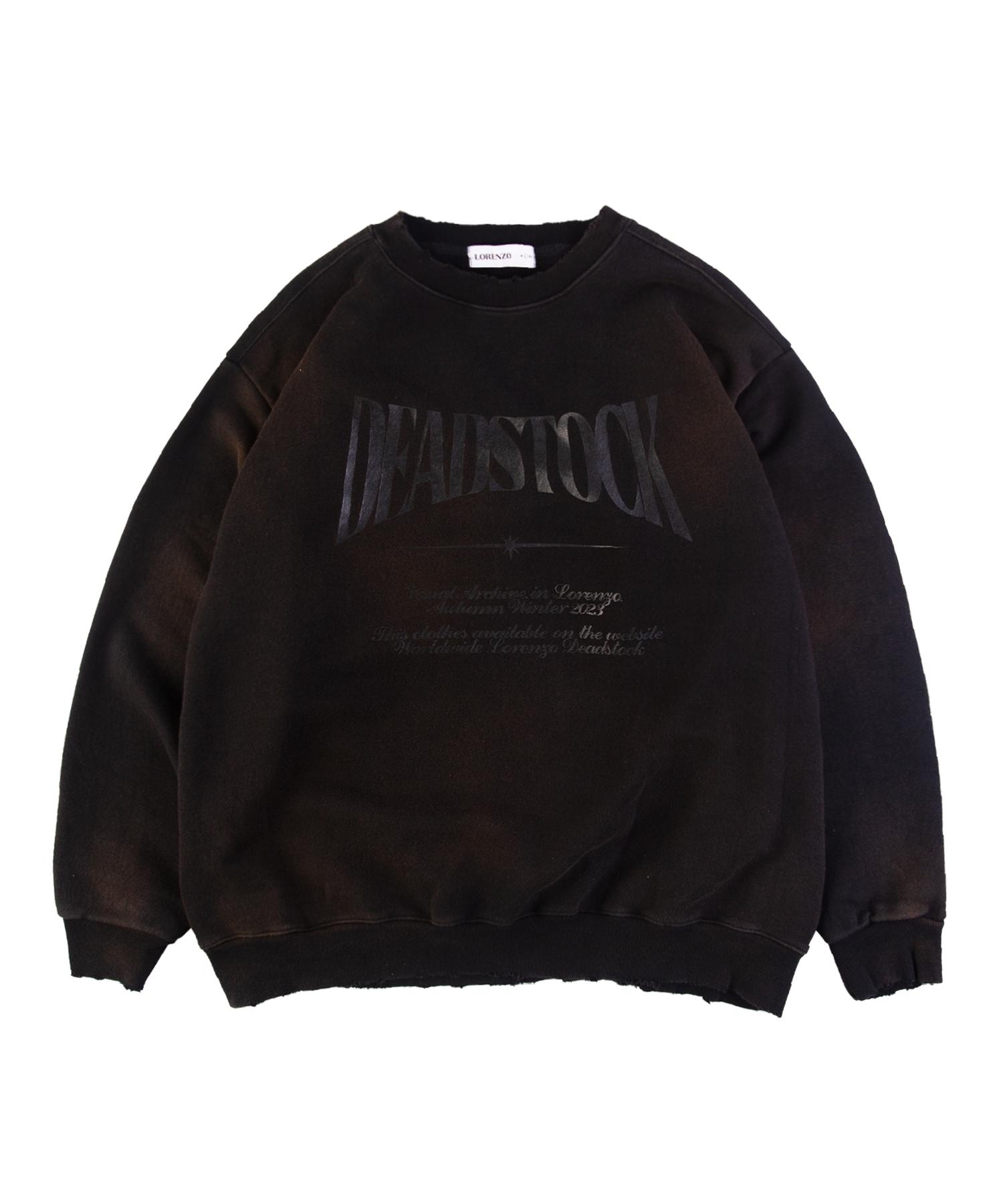Свитшот Apex Design Deadstock - Выбеленный черный Black/L
