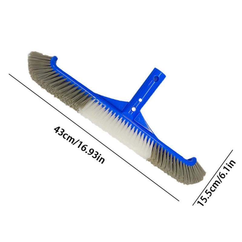 Pool Wall Scrub Brush Swimming Pool Cleaning Suction Brush Efficient Cleaner Pool Scrub